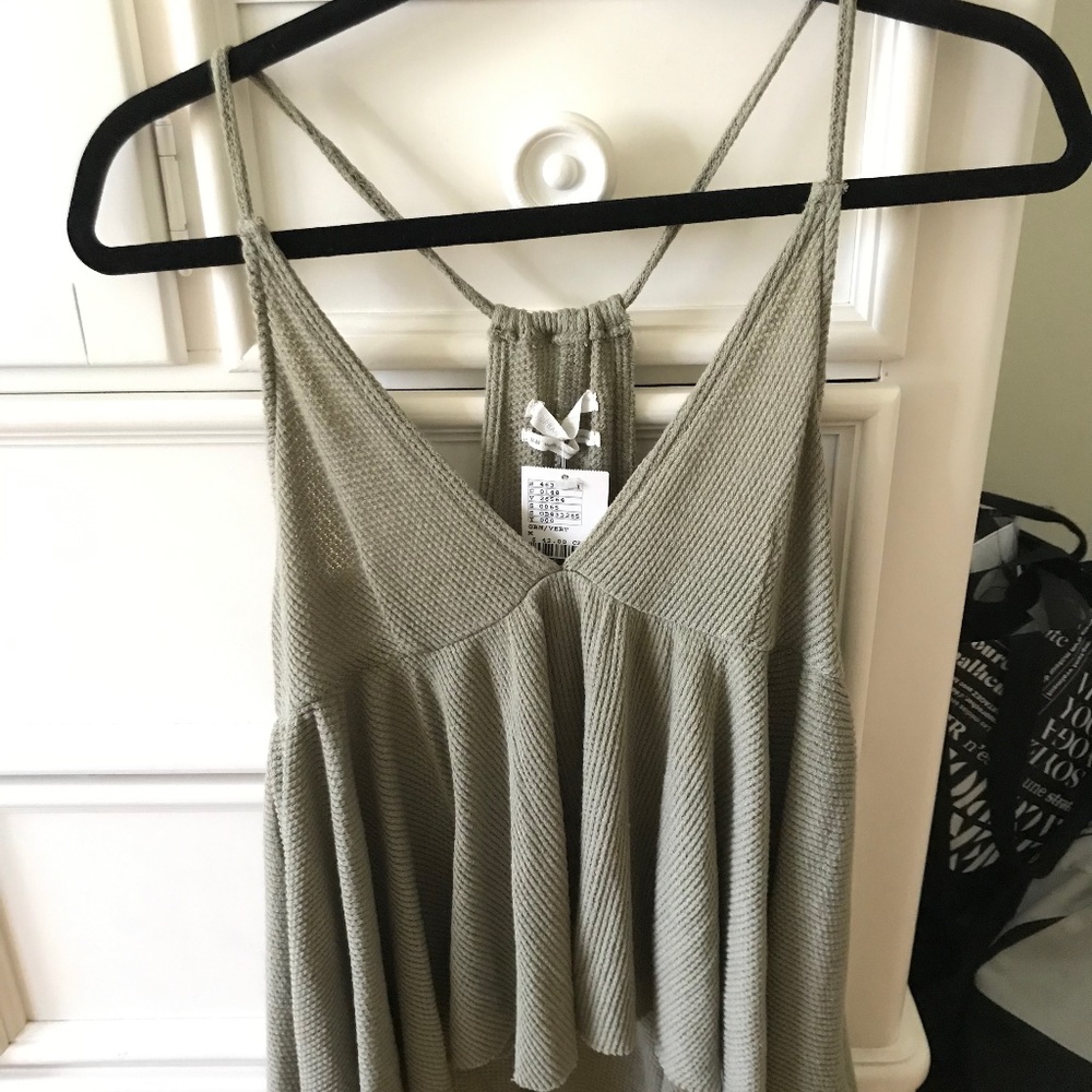 High-Low Ribbed Tank - Picture 6 of 6